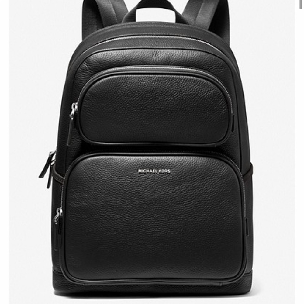 Michael Kors Backpack Leather Black Gem